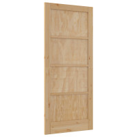 Produktbild för Inredningsdörr Naturlig 86 x 198,5 cm Plywood