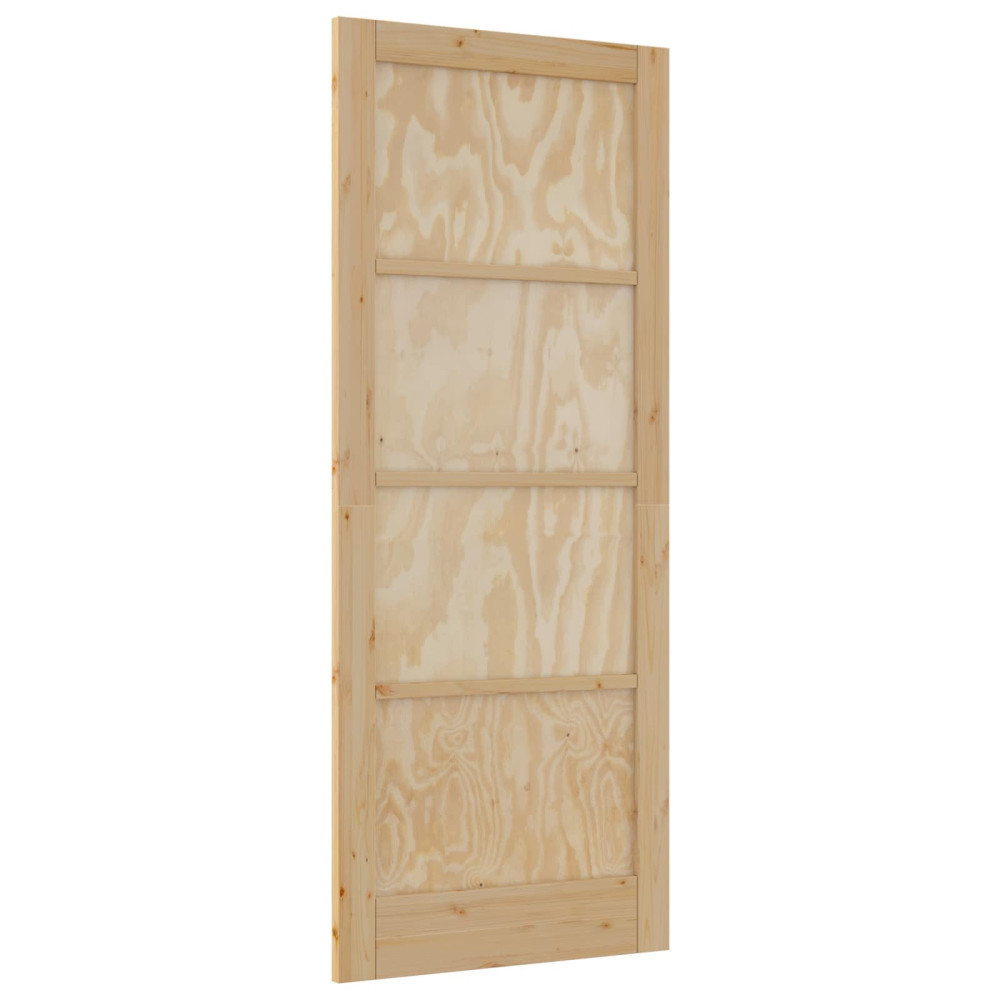 Produktbild för Inredningsdörr Naturlig 86 x 211 cm Plywood