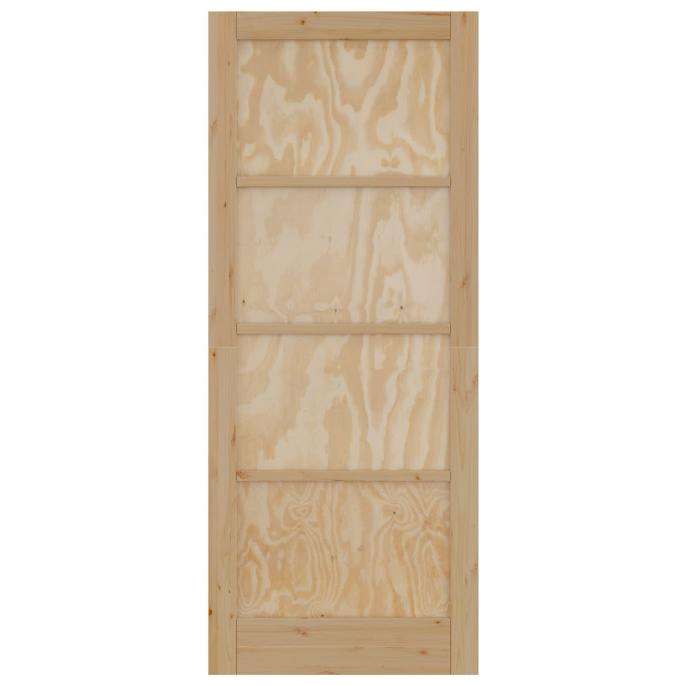 Produktbild för Inredningsdörr Naturlig 86 x 211 cm Plywood