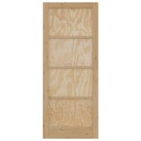 Produktbild för Inredningsdörr Naturlig 86 x 211 cm Plywood