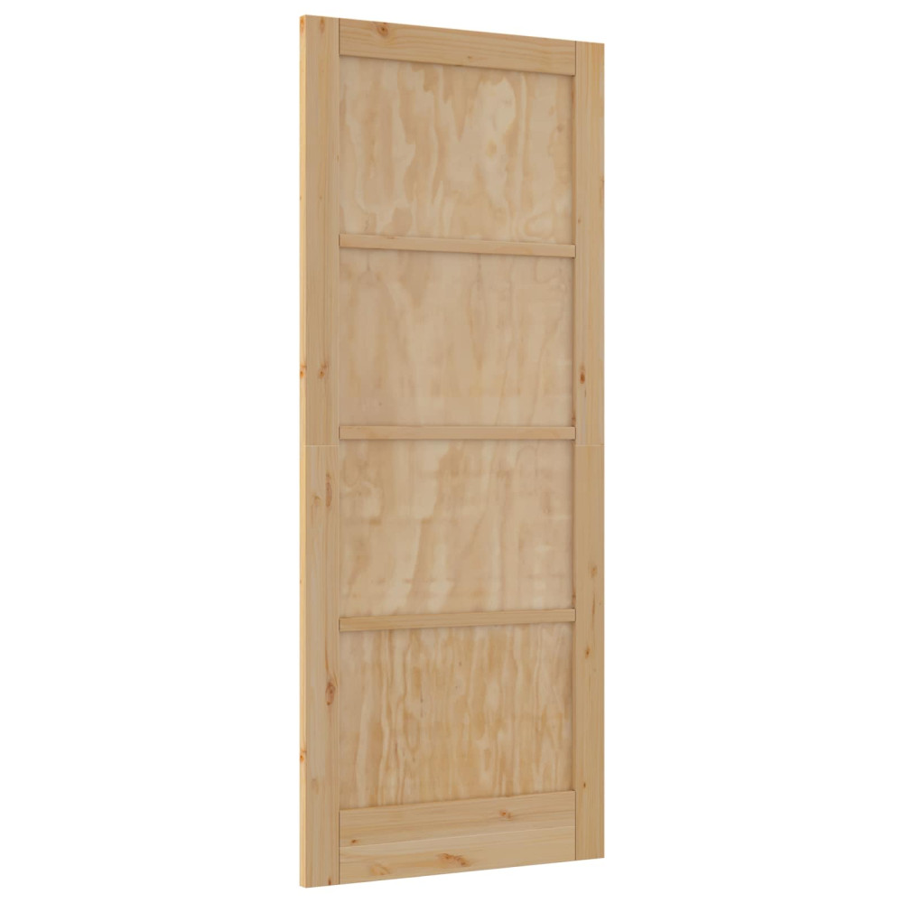 Produktbild för Inredningsdörr Naturlig 86 x 211 cm Plywood