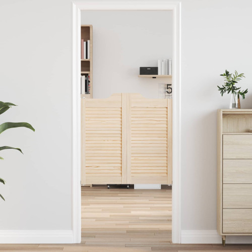 vidaXL Svängdörrar Naturlig 80 x 40 cm Massiv furu