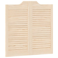 Produktbild för Svängdörrar Naturlig 80 x 40 cm Massiv furu