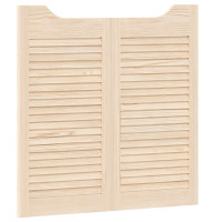 Produktbild för Svängdörrar Naturlig 80 x 40 cm Massiv furu