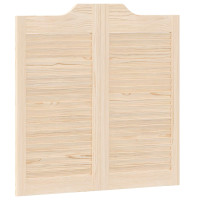 Produktbild för Svängdörrar 2 pcs Naturlig Massiv furu