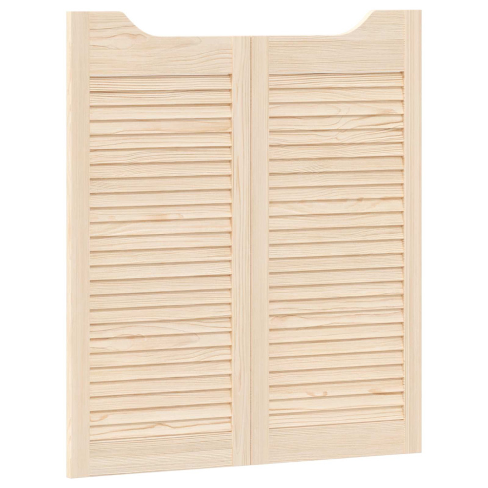 Produktbild för Svängdörrar Naturlig 90 x 40 cm Massiv furu