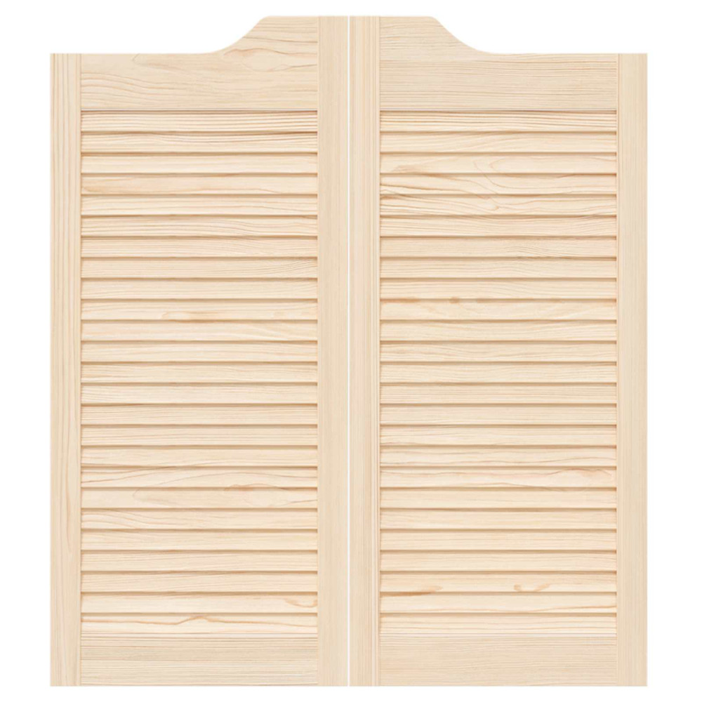 Produktbild för Svängdörrar Naturlig 90 x 40 cm Massiv furu