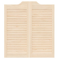 Produktbild för Svängdörrar Naturlig 90 x 40 cm Massiv furu