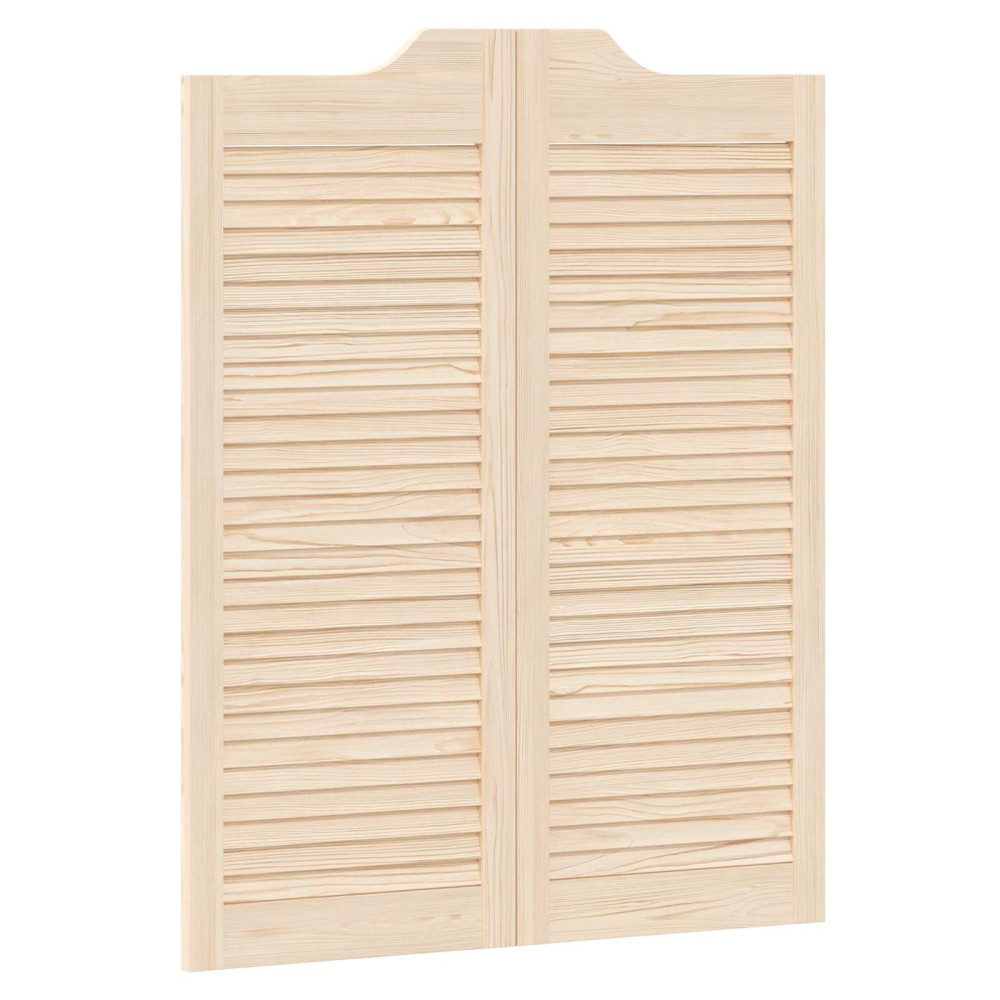 Produktbild för Svängdörrar Naturlig 100 x 40 cm Massiv furu