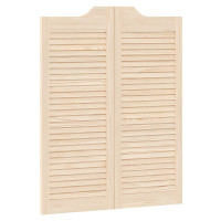 Produktbild för Svängdörrar Naturlig 100 x 40 cm Massiv furu