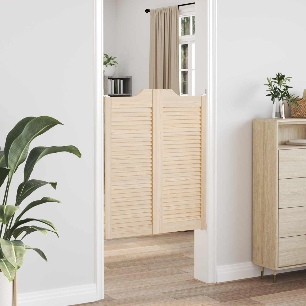 Produktbild för Svängdörrar Naturlig 100 x 40 cm Massiv furu