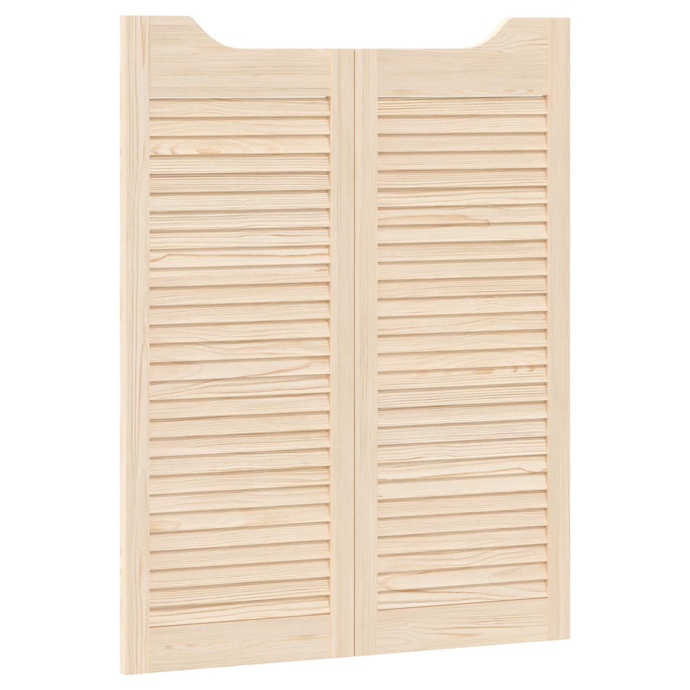 Produktbild för Svängdörrar Naturlig 100 x 40 cm Massiv furu
