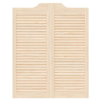 Produktbild för Svängdörrar 2 pcs Naturlig Massiv furu