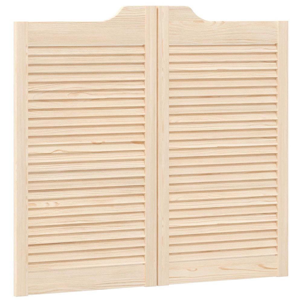 Produktbild för Svängdörrar Naturlig 90 x 50 cm Massiv furu