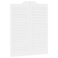 Produktbild för Svängdörrar Vit 100 x 40 cm Massiv furu