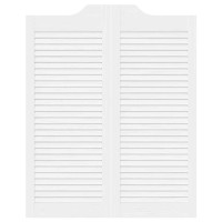 Produktbild för Svängdörrar Vit 100 x 40 cm Massiv furu