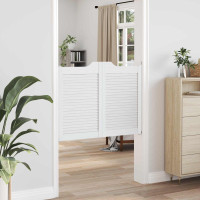 Produktbild för Svängdörrar Vit 80 x 50 cm Massiv furu