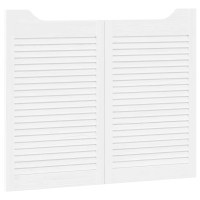 Produktbild för Svängdörrar Vit 80 x 50 cm Massiv furu