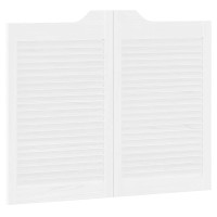 Produktbild för Svängdörrar Vit 80 x 50 cm Massiv furu