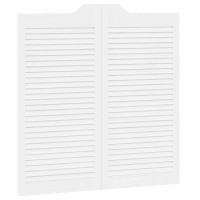 Produktbild för Svängdörrar Vit 100 x 50 cm Massiv furu