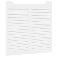 Produktbild för Svängdörrar Vit 100 x 50 cm Massiv furu