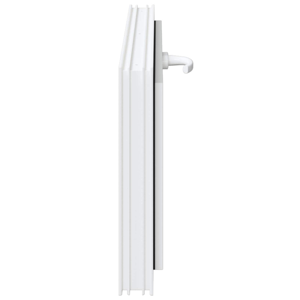 Produktbild för Källarfönster RISOR 90 x 40 cm PVC och glas Vit