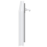 Produktbild för Källarfönster RISOR 90 x 40 cm PVC och glas Vit
