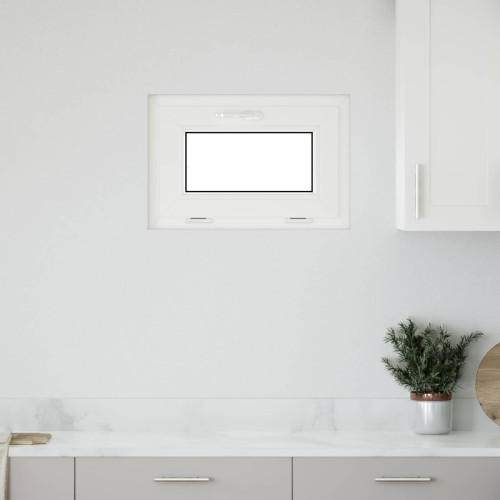 vidaXL Källarfönster RISOR 60 x 40 cm PVC och glas Antracit