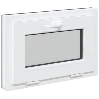 Produktbild för Källarfönster RISOR 60 x 40 cm PVC och glas Antracit