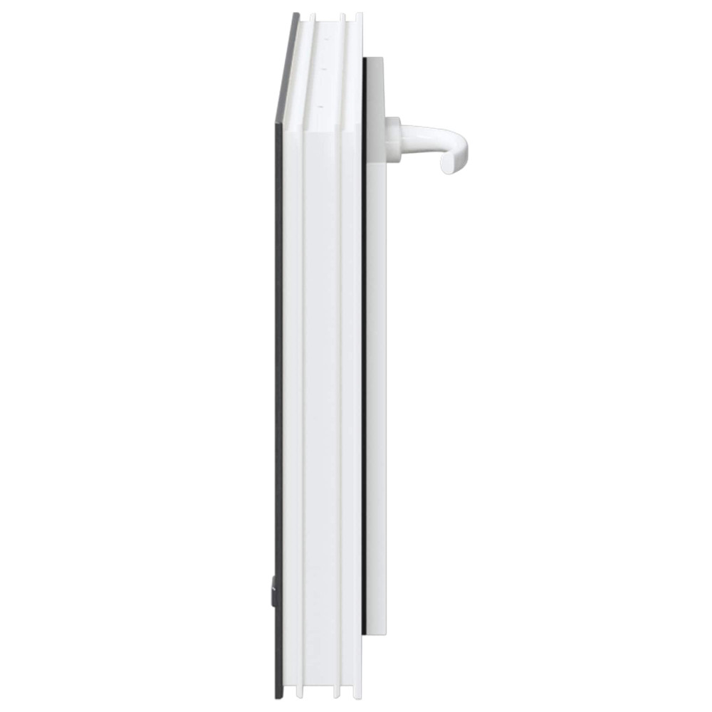 Produktbild för Källarfönster RISOR 60 x 40 cm PVC och glas Antracit