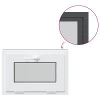 Produktbild för Källarfönster RISOR 60 x 40 cm PVC och glas Antracit