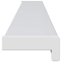 Produktbild för Fönsterbräda Vit 160 x 10 x 4,5 cm PVC