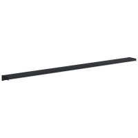 Produktbild för Fönsterbräda Antracit med träkorn 160 x 15 x 4,5 cm PVC