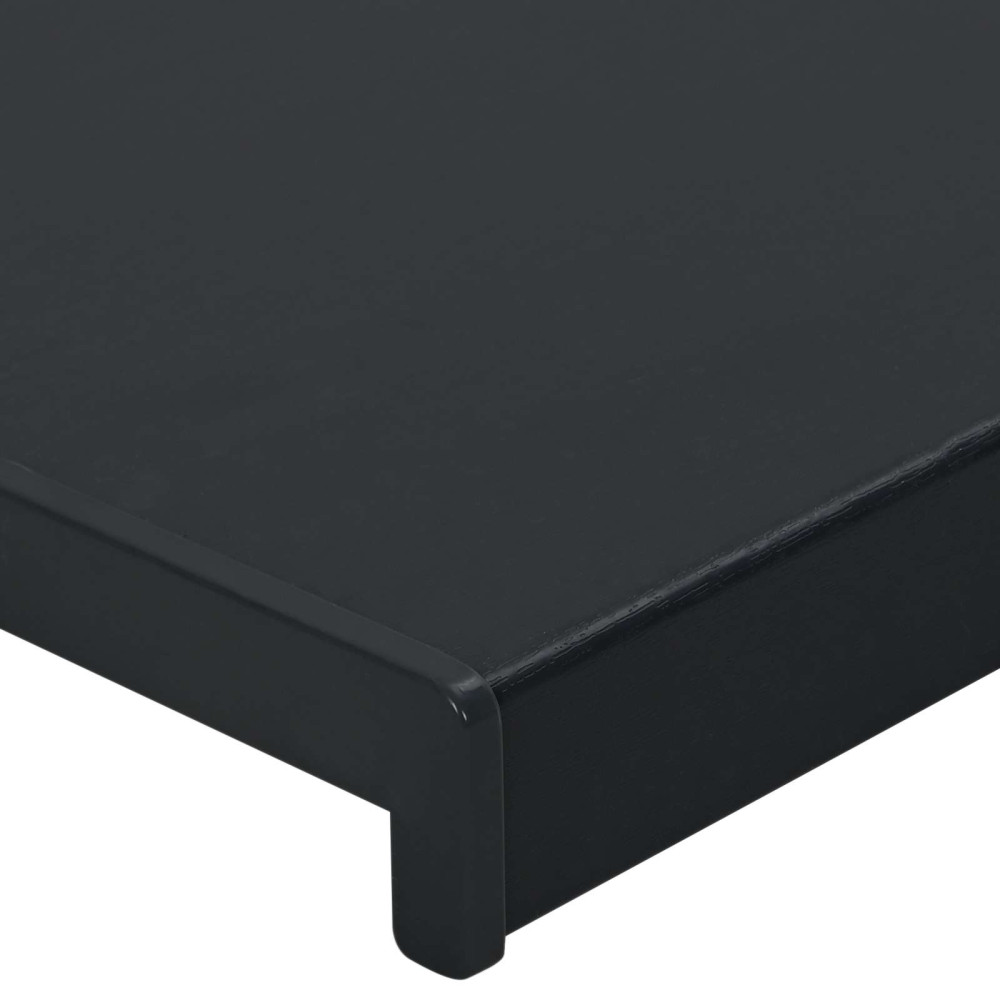 Produktbild för Fönsterbräda Antracit med träkorn 160 x 15 x 4,5 cm PVC