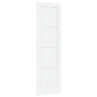 Produktbild för Inredningsdörr Vit 61 x 198,5 cm Plywood