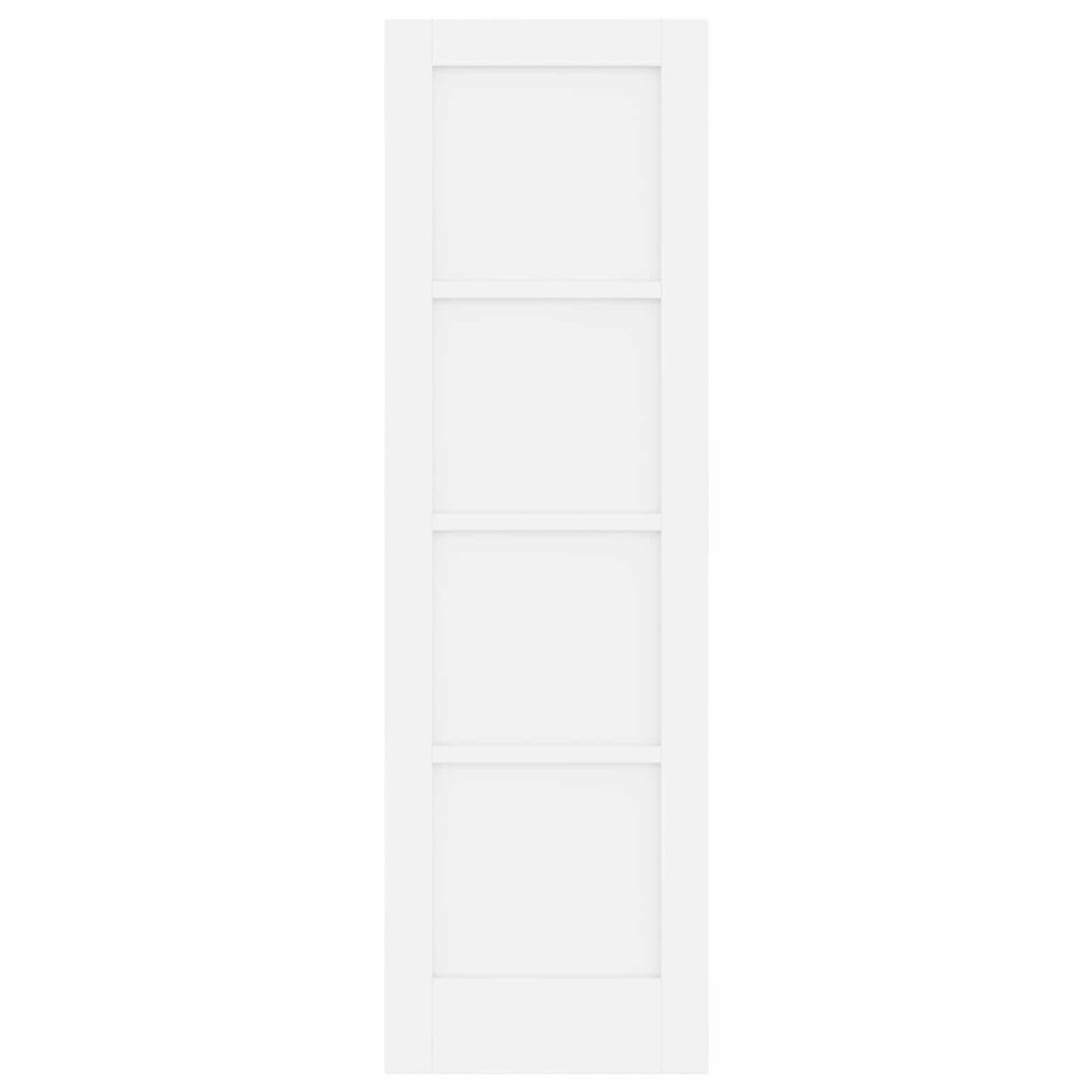 Produktbild för Inredningsdörr Vit 61 x 198,5 cm Plywood