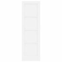 Produktbild för Inredningsdörr Vit 61 x 198,5 cm Plywood