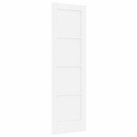 Produktbild för Inredningsdörr Vit 61 x 198,5 cm Plywood