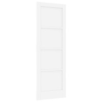 Produktbild för Inredningsdörr Vit 73,5 x 211 cm Plywood