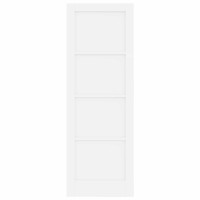 Produktbild för Inredningsdörr Vit 73,5 x 211 cm Plywood