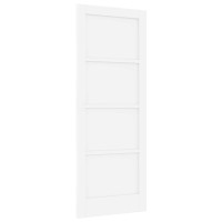 Produktbild för Inredningsdörr Vit 78 x 202 cm Plywood