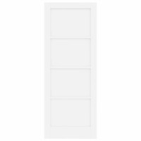Produktbild för Inredningsdörr Vit 78 x 202 cm Plywood