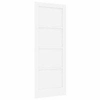 Produktbild för Inredningsdörr Vit 78 x 202 cm Plywood