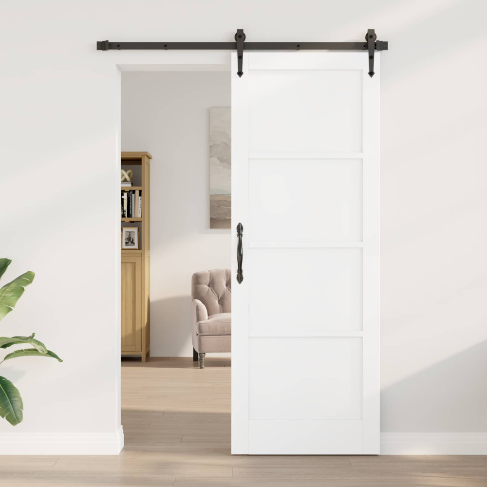 Produktbild för Inredningsdörr Vit 78 x 211 cm Plywood