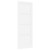 Produktbild för Inredningsdörr Vit 78 x 211 cm Plywood
