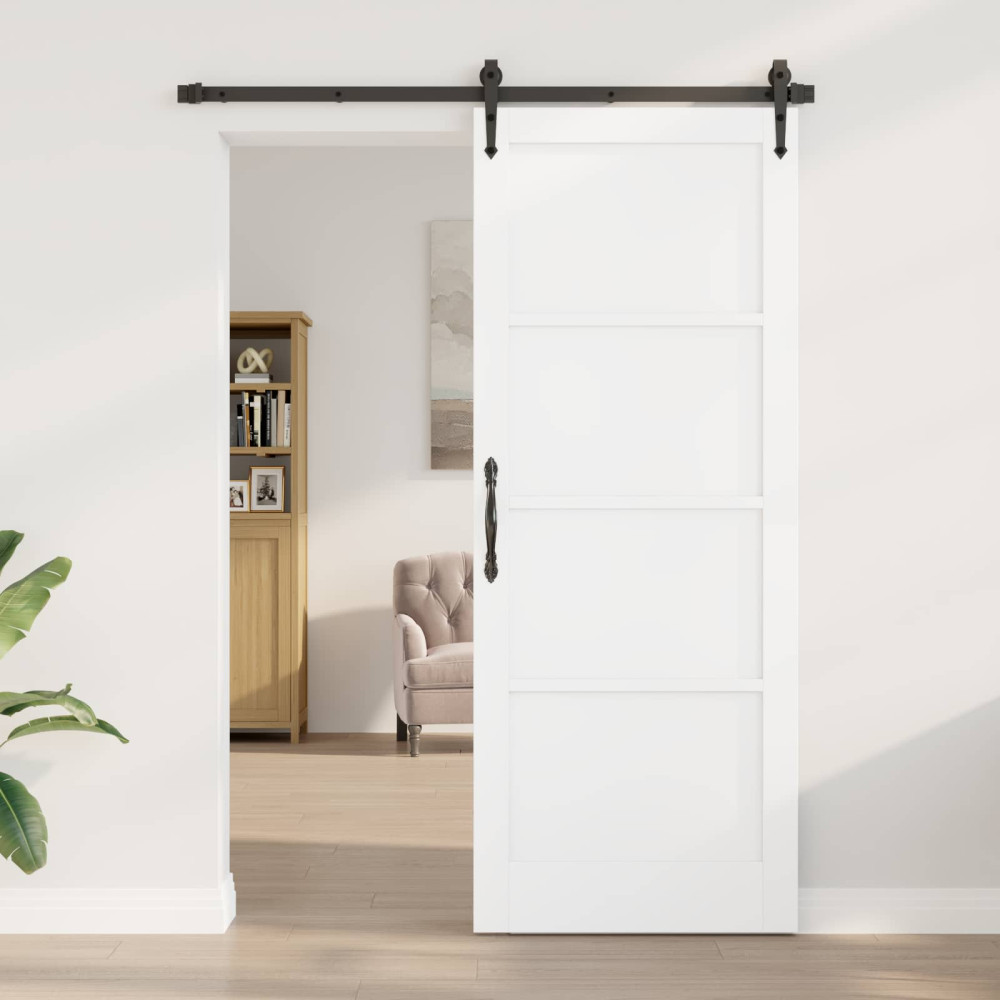 Produktbild för Inredningsdörr Vit 83 x 211 cm Plywood