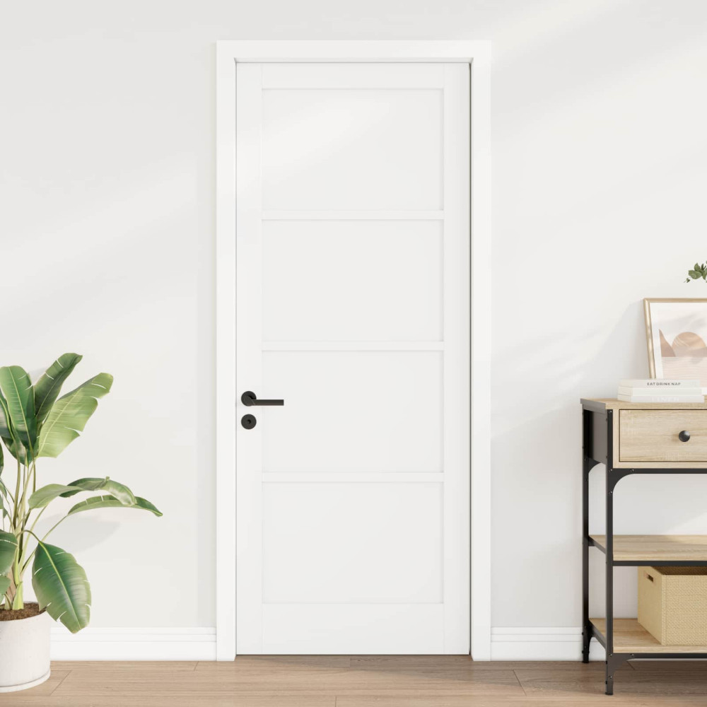 Produktbild för Inredningsdörr Vit 83 x 211 cm Plywood