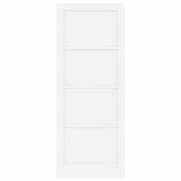 Produktbild för Inredningsdörr Vit 83 x 211 cm Plywood