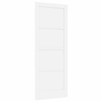 Produktbild för Inredningsdörr Vit 83 x 211 cm Plywood