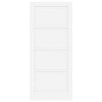 Produktbild för Inredningsdörr Vit 86 x 198,5 cm Plywood